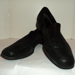 Munro American Women's Size 11 Shoes Loafers Flats Shiny Black Slip On